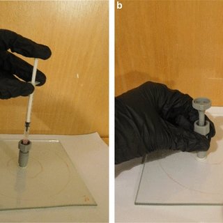 resin injection into glass